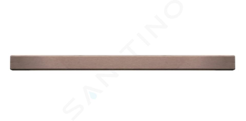 I-Drain AIO - Profilo di estensione per canaline doccia AIO, lunghezza 65 cm, color cioccolato IDRO0850AIO.C.V