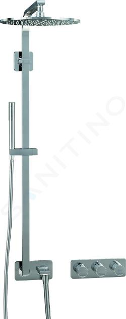 Ideal Standard Archimodule - Set doccia termostatico 300 ad incasso, getto singolo, cromo A1551AA