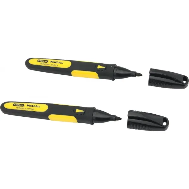 Stanley - Marqueur permanent noir, 2 pc 0-47-312