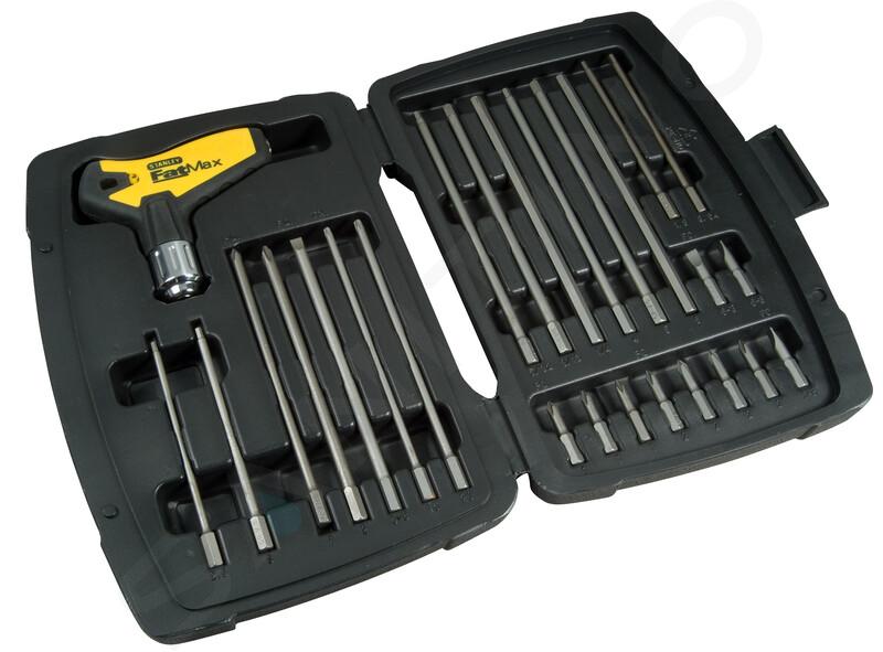 Stanley Outils - Set tournevis à cliquet 27 pièces avec embouts 0-79-153