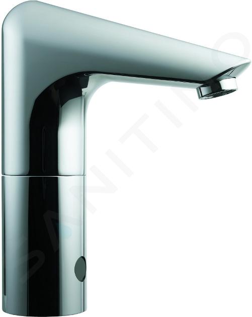 Ideal Standard CeraPlus - Grifo automático de lavabo sin regulador de temperatura (para conexión a la red de 230V), cromo A4153AA