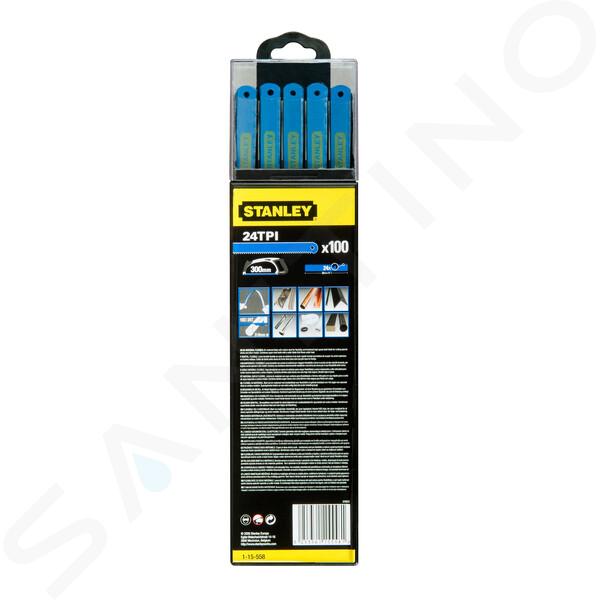 Stanley Accessoires - Lame de scie à métaux 24 TPI, longueur 30 cm, 100 pièces 1-15-558