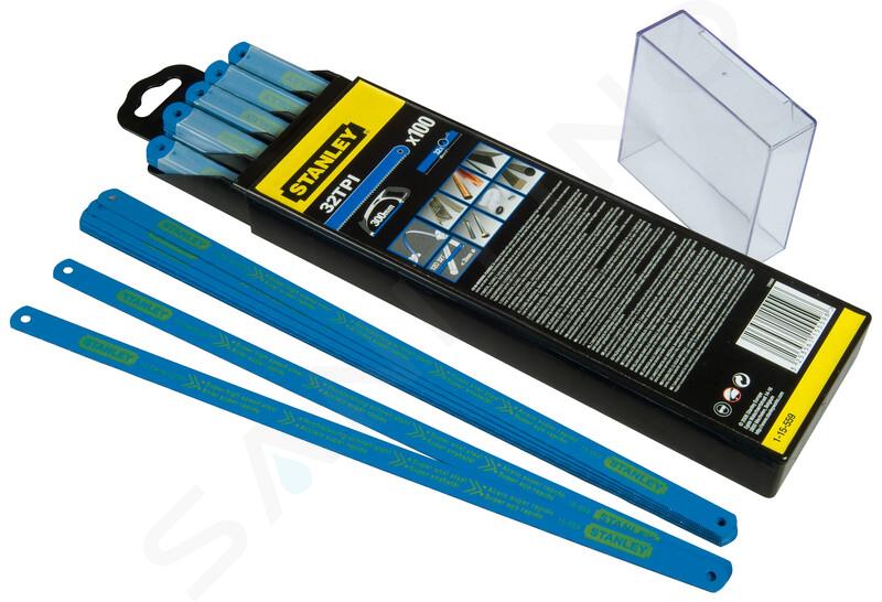 Stanley Accessoires - Lame de scie à métaux 32 TPI, longueur 30 cm, 100 pièces 1-15-559