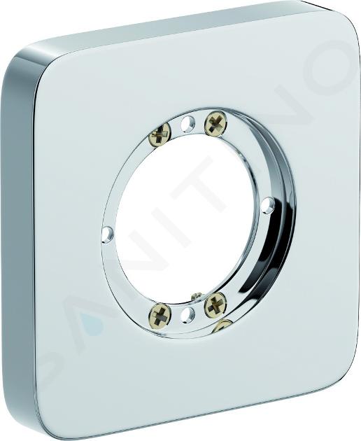 Ideal Standard Archimodule - Rosette de revêtement à 1 trou SOFT 83 x 83 mm, chrome A1540AA