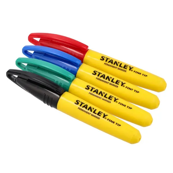 Stanley - Комплект перманентни маркери, 4 вида, 4 бр. 1-47-329