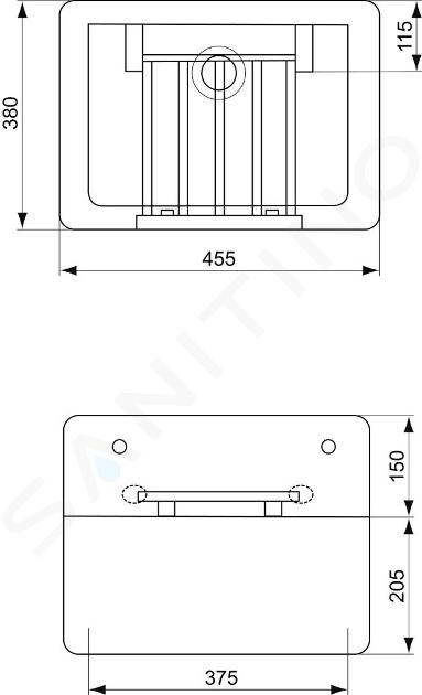 Grille blanche, standard