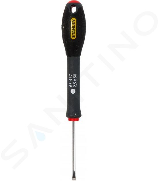 Stanley Herramientas - Destornillador plano, longitud 50 mm 1-65-477
