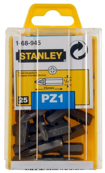 Stanley Accesorios - Juego de puntas PZ1, 25 piezas 1-68-945