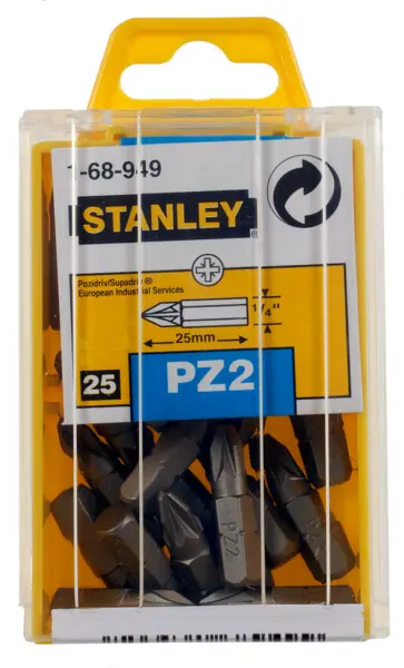 Stanley Accesorios - Juego de puntas PZ2, 25 piezas 1-68-949