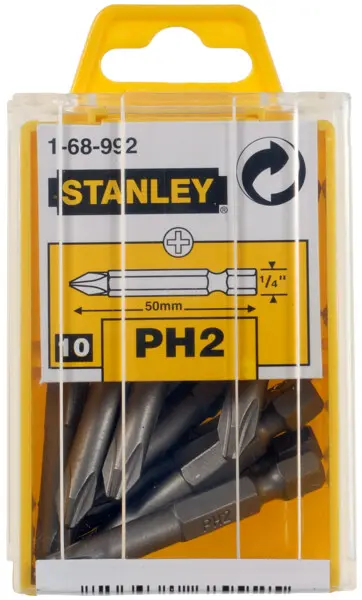 Levně Stanley Příslušenství - Sada bitů PH2, 25 ks 1-68-992