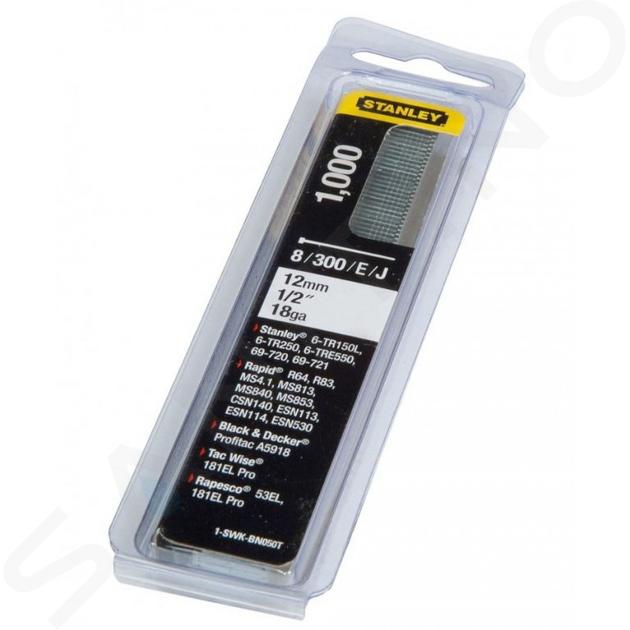 Stanley Accessoires - Clous d'encadrement, 12 mm, 1000 pcs 1-SWK-BN050T