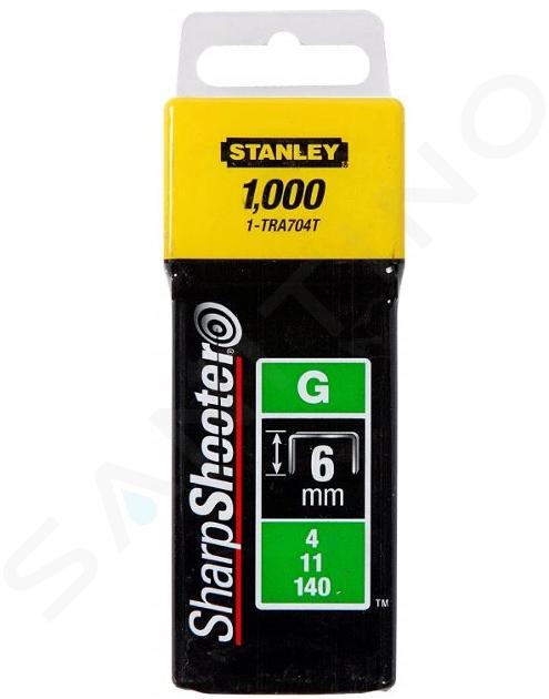 Stanley Accessoires - Agrafes type G, 6 mm, 1000 pcs 1-TRA704T