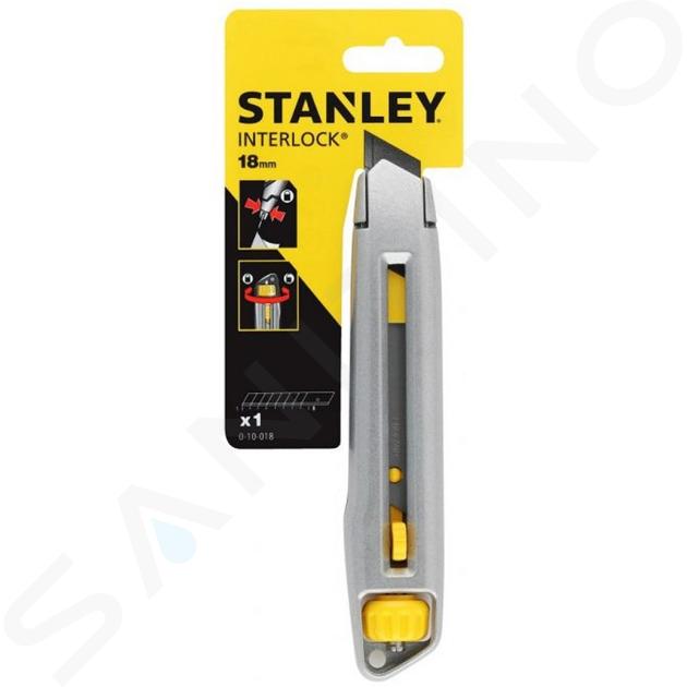 Stanley Accesorii - Cuțit cu lamă segmentată Interlock, lățime 18 mm 4-10-018