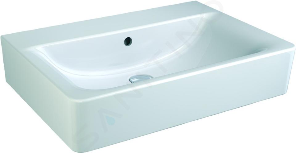 Ideal Standard Connect - Lavabo 55x16x46 cm, sin orificio para grifo, con rebosadero, blanco E810101