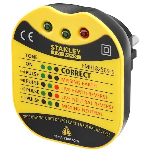 Levně Stanley - Zkoušečka síťových zásuvek FMHT82569-6