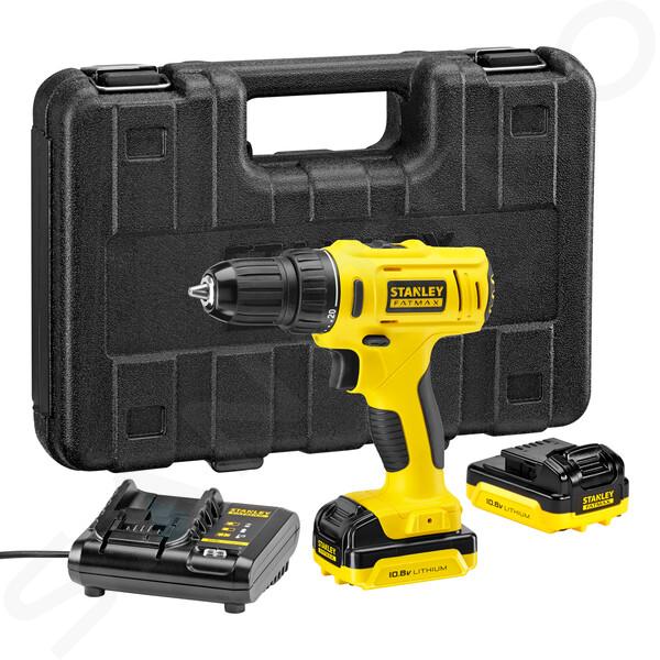Stanley Gereedschap - 10,8V AACU-boorschroevendraaier 2x 1,5 Ah Li-Ion accu, lader KFMCD011S2K-QW