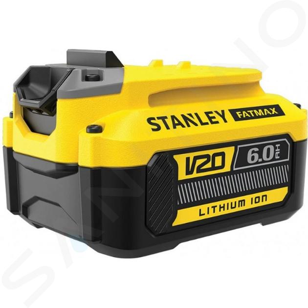 Stanley Accesorios - Batería de iones de litio de 18 V 6,0 Ah SFMCB206-XJ