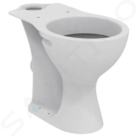 Ideal Standard Contour 21 - WC kombi mísa, bezbariérová, 360x450x660 mm, zadní odpad, bílá E883201