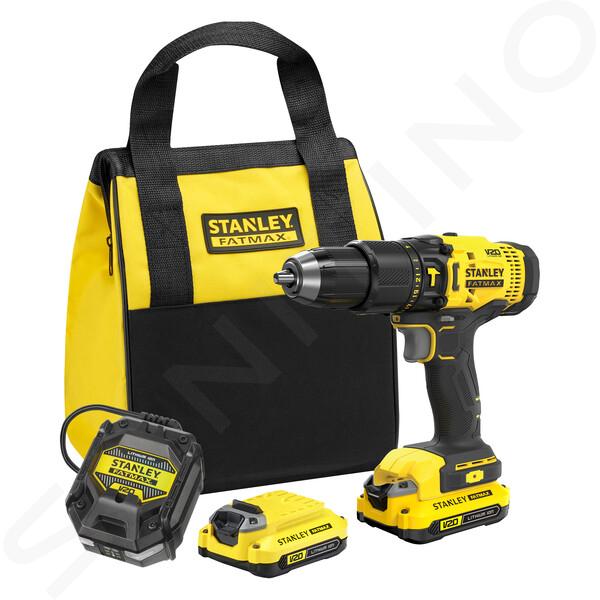 Stanley Gereedschap - 18V ACCU-boorschroevendraaier, 2x accu 1,5 Ah Li-Ion, lader SFMCD700C2S-QW