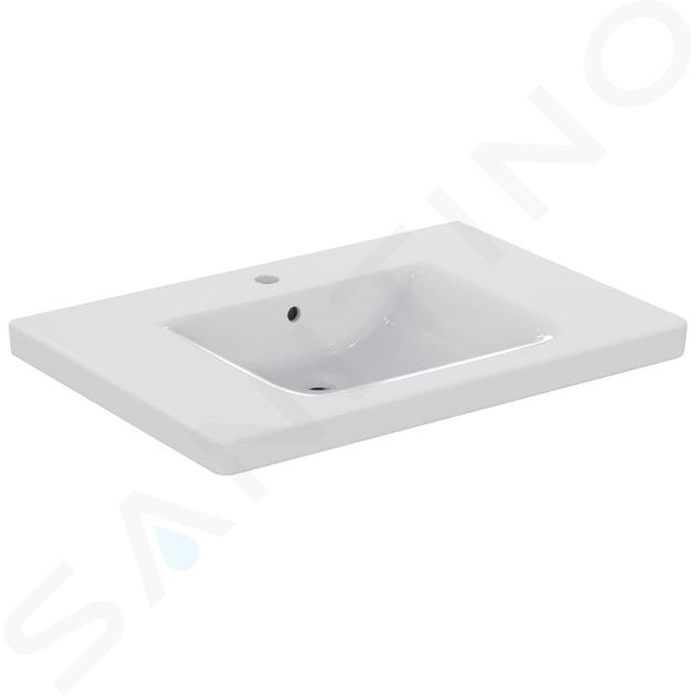 Ideal Standard Connect Freedom - Lavabo 80x56 cm, con foro per rubinetto, con Ideal Plus, bianco E5484MA