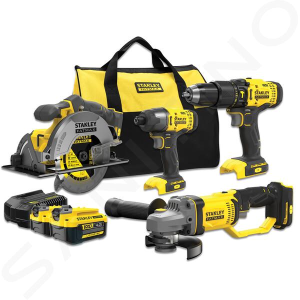 Stanley Utensili - Set di 8 utensili a batteria, batterie e caricabatterie SFMCK469M2-QW