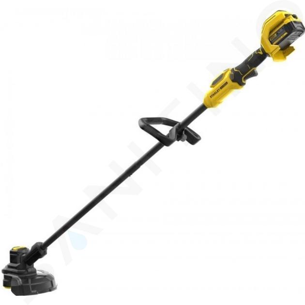 Stanley Tecnología de jardinería - Cortadora de hilo AKU 18V, 33 cm de alcance, 1x batería 4,0 Ah Li-Ion, cargador SFMSTB930M-QW