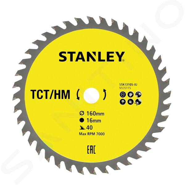 Stanley Accessoires - Zaagblad voor hout 160x16 mm, 40 tanden STA13105-XJ