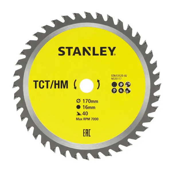Stanley Accessoires - Zaagblad voor hout 170x16 mm, 40 tanden STA13125-XJ
