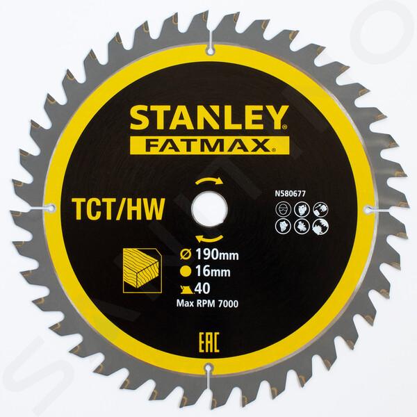 Stanley Accessoires - Zaagblad voor hout 190x16 mm, 40 tanden STA13365-XJ