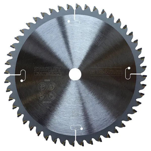 Levně Stanley Příslušenství - Pilový kotouč na dřevo 184x16 mm, 48 zubů STA15545-XJ