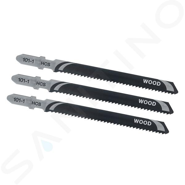 Stanley Accessoires - Set lames de scie à bois, longueur 100 mm, 3 pièces STA20053-XJ