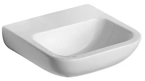 Ideal Standard Contour 21 - Lavamani 40x37 cm, senza foro per miscelatore, senza troppopieno, bianco S240701