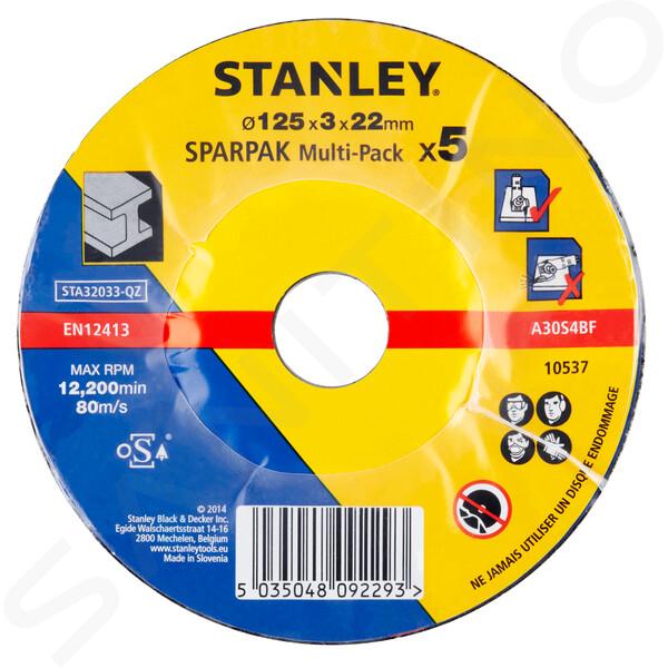 Stanley Príslušenstvo - Rezný kotúč na kov 125x22 mm STA32033-QZ
