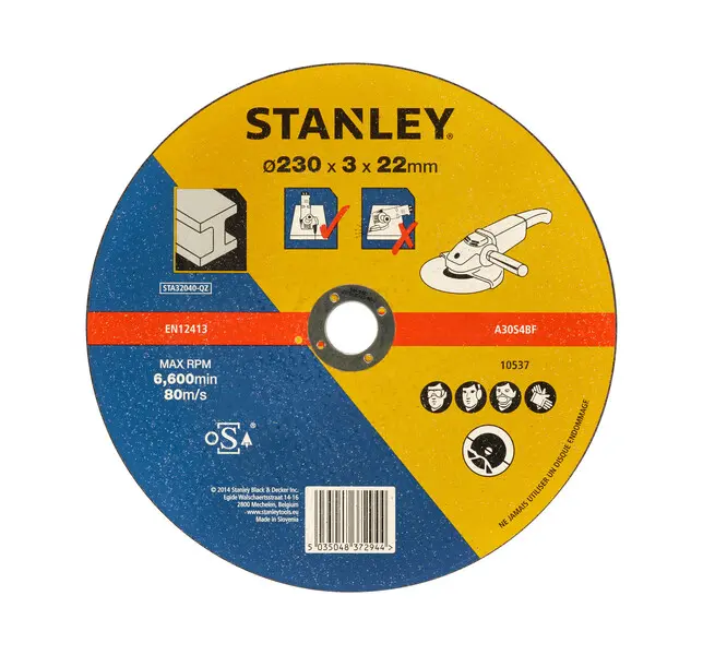 Levně Stanley Příslušenství - Řezný kotouč na kov 230x22 mm STA32040-QZ