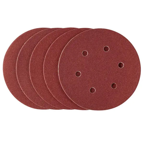 25 Pezzi 125 Mm 5" Carta Vetrata Per Levigatrice Orbitale Wet - Foto 9