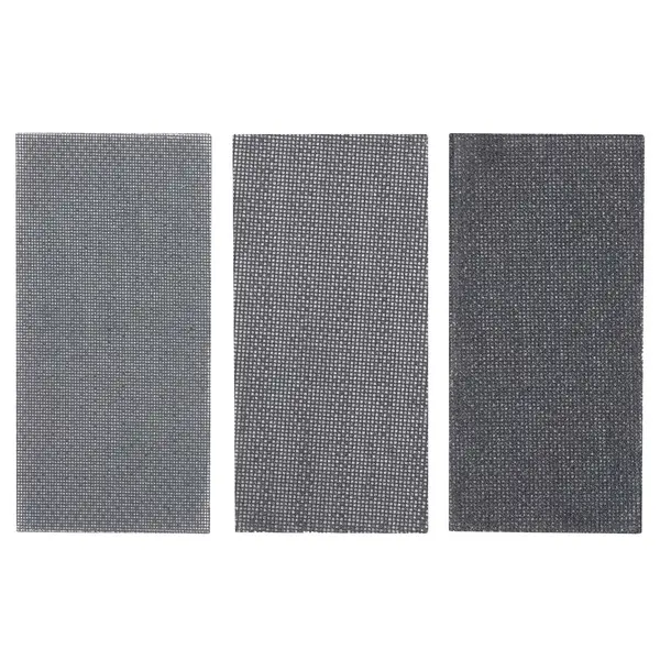 Levně Stanley Příslušenství - 3dílná sada brusné síťoviny P80, P120, P240, 93x190 mm STA39047-XJ