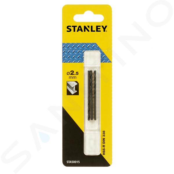 Stanley Accesorios - Juego de brocas para metal, 2,5x57 mm, 3 uds. STA50015-QZ