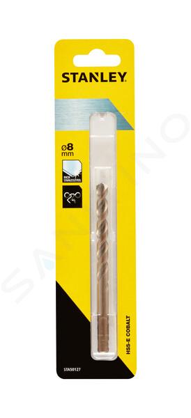 Stanley Vrták do kovu HSS-E Cobalt O 8,0 x 117-75 mm