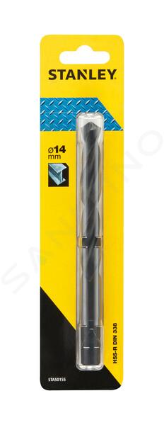 Stanley Accessoires - Foret à métaux HSS-R, avec queue réduite, diamètre 14,0 mm STA50155-QZ