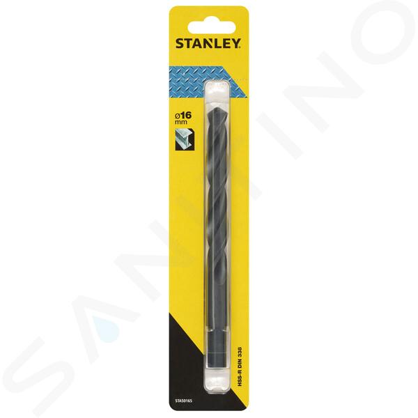 Stanley Accessori - Punta da trapano per metallo HSS-R, gambo ridotto, diametro 16,0 mm STA50165-QZ