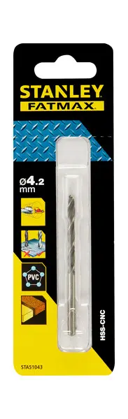 Levně Stanley - Vrták do kovu, 4,2x75 mm STA51043-QZ