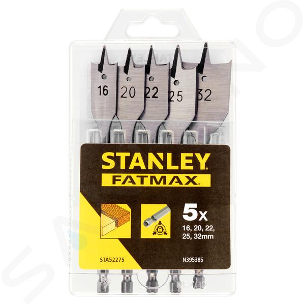 Stanley Accesorios - Juego de 5 piezas de brocas planas para madera STA52275-XJ
