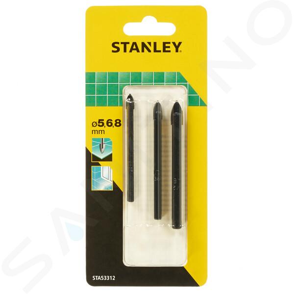 Stanley Accessori - Set di punte da trapano per piastrelle, mattonelle e vetro, 3 pz STA53312-QZ