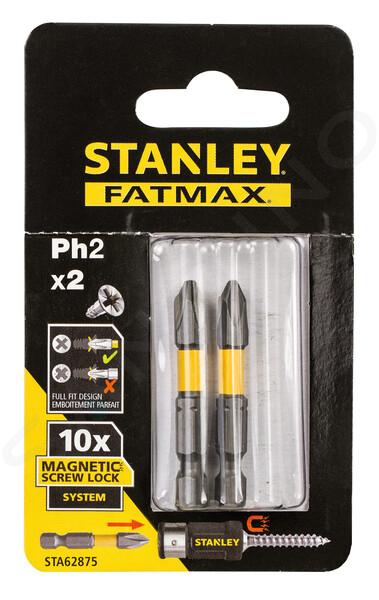 Stanley Príslušenstvo - Súprava bitov PH2 so ScrewLock systémom, dĺžka 50 mm, 2 ks STA62875-XJ