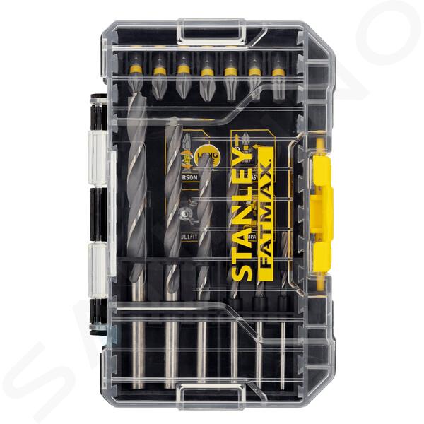 Stanley Accessoires - 19-delige ijzeren borenset en bits STA88554-XJ