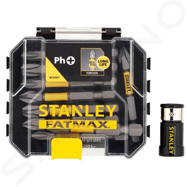 Stanley Accessori - Set di 10 punte a torsione PH, con supporto per punte STA88564-XJ