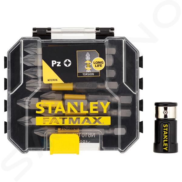 Stanley Accessoires - Set d'embouts à torsion PZ, 10 pièces, avec porte-embout STA88565-XJ