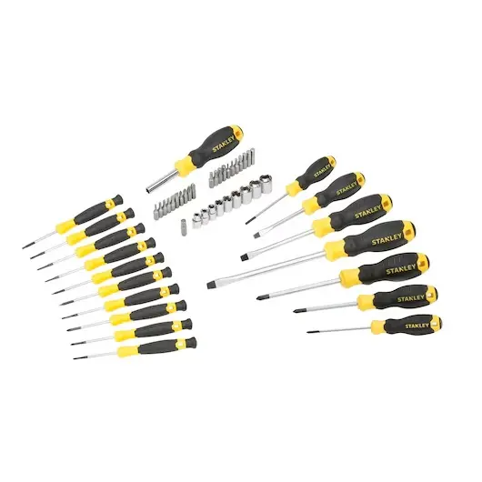 Stanley - jeu d'embouts, de tournevis et de douilles de 49 pièces STHT0-70886