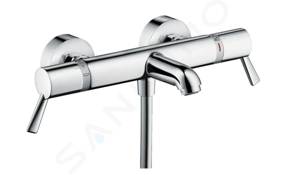 Hansgrohe Ecostat Comfort - Grifo de bañera termostático Care, mandos alargados, cromo 13115000