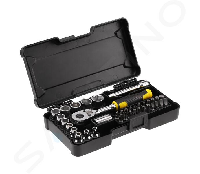 Stanley Unelte - Set de chei tubulare cu clichet din 37 de piese STMT82672-0